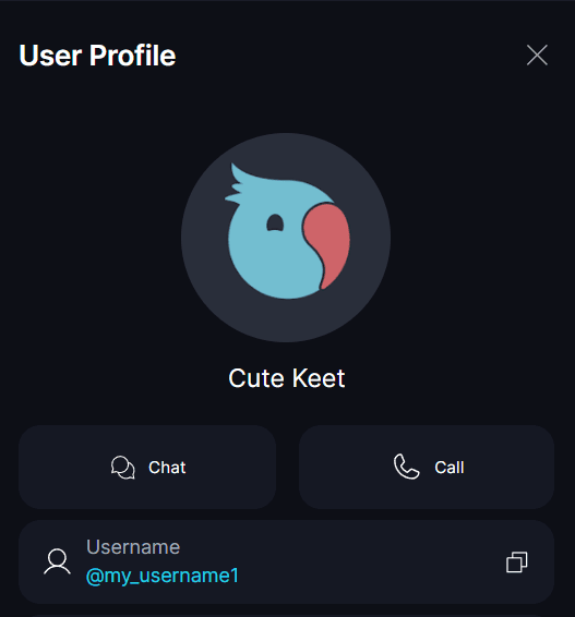 Messaging on Keet ✉️ Once you accept ✅ the request, the conversation will appear in your chat list.