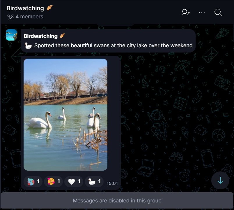 Create a Group π² You can create a read-only group chat (channel) where only you and selected moderators can post, and then iβ¦.